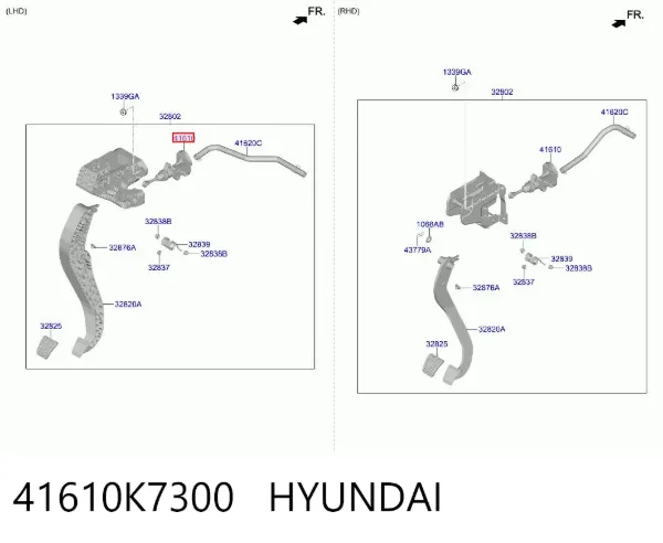  41610K7300 Hyundai/Kia
