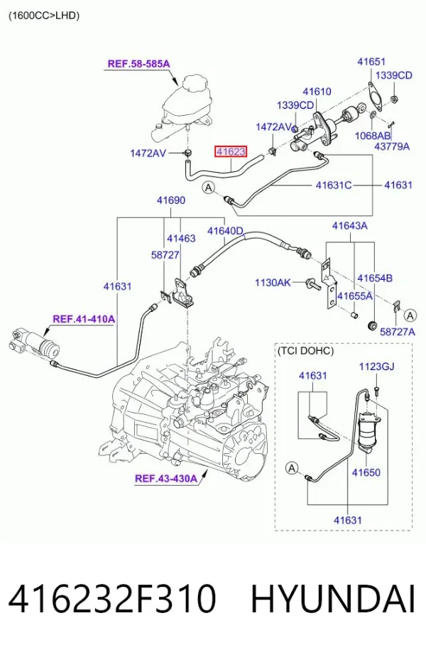  416232F310 Hyundai/Kia