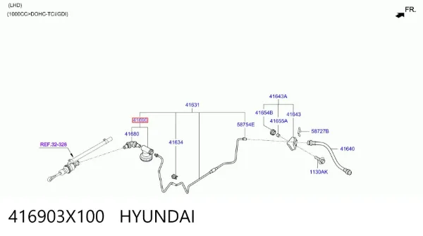  416903X100 Hyundai/Kia