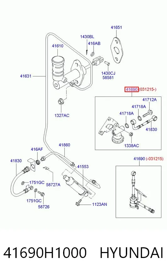  41690H1000 Hyundai/Kia