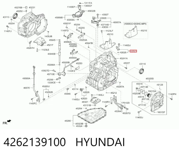 Датчик швидкості 4262139100 Hyundai/Kia