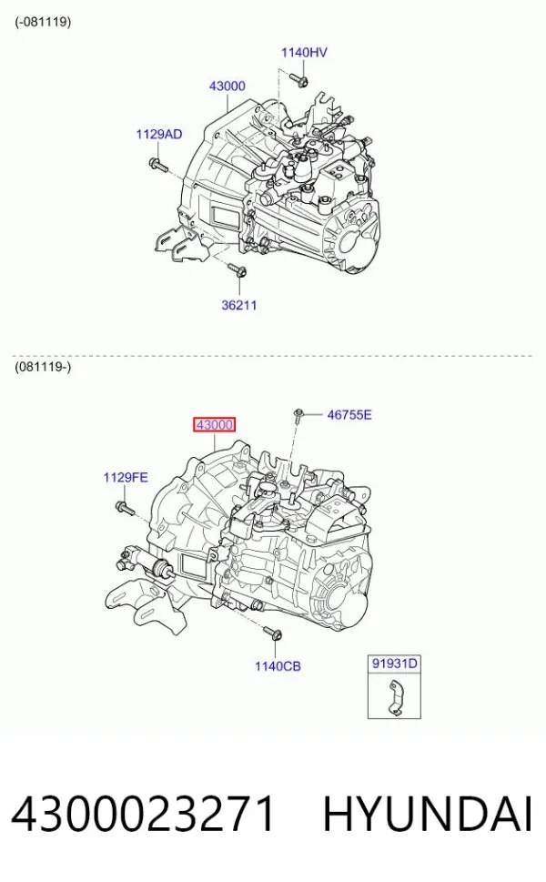 Коробка передач KIA Rio II