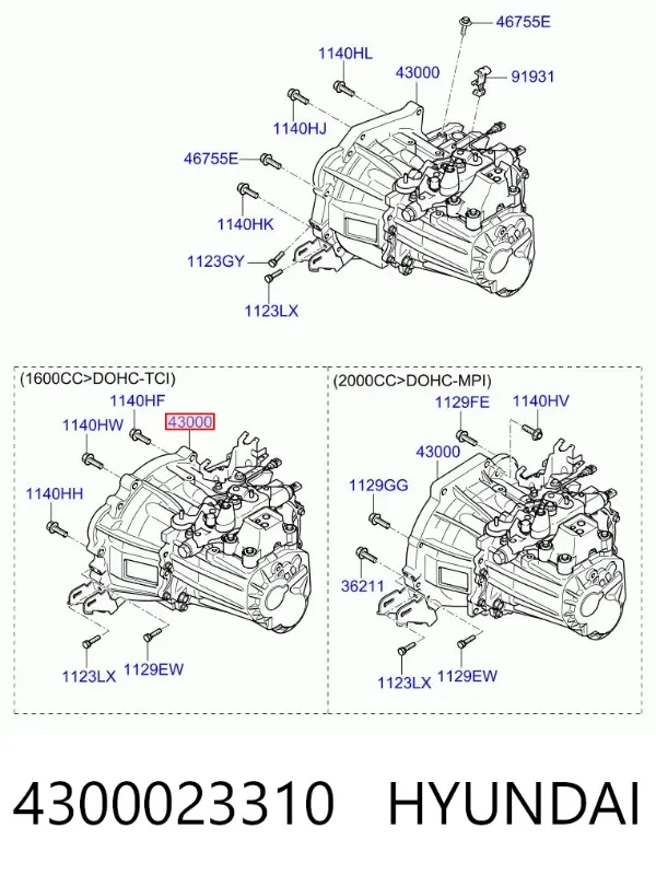 Коробка передач KIA Ceed ED
