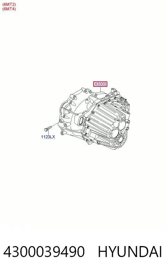 Коробка передач 4300039490 Hyundai/Kia