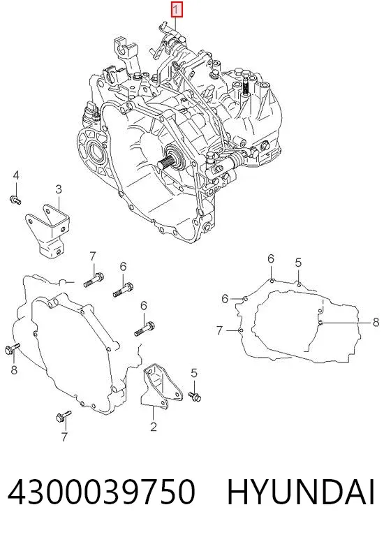 Коробка передач KIA Cerato I