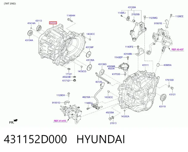  431152D000 Hyundai/Kia