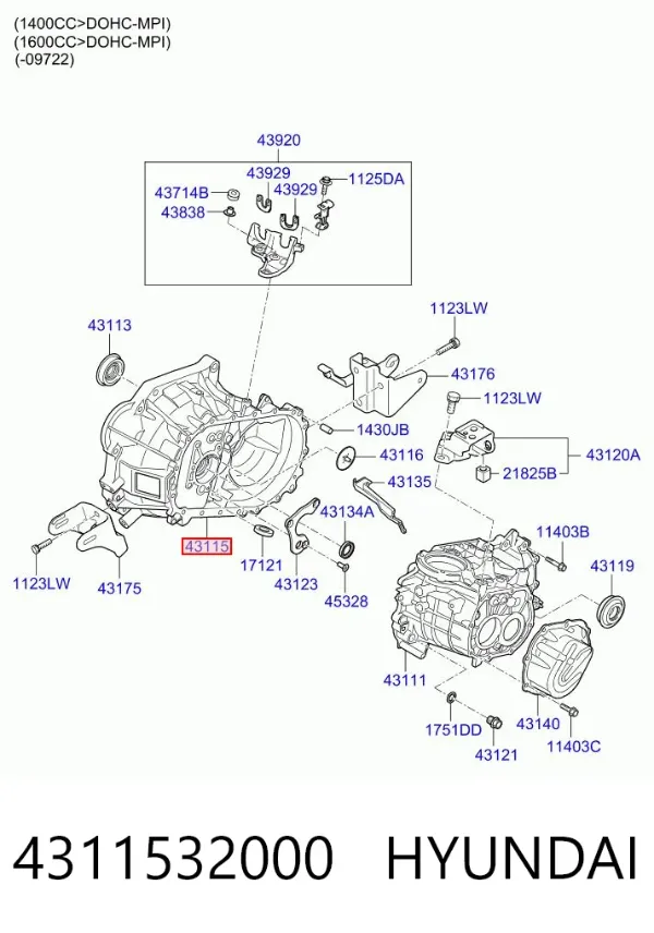  4311532000 Hyundai/Kia