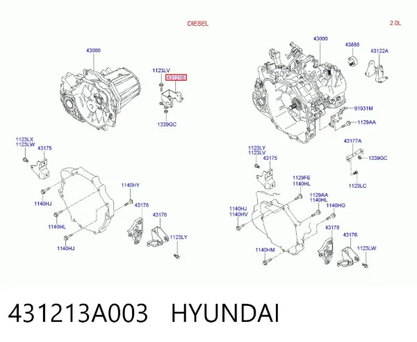  431213A003 Hyundai/Kia