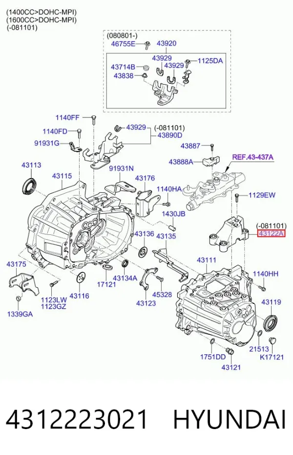  4312223021 Hyundai/Kia