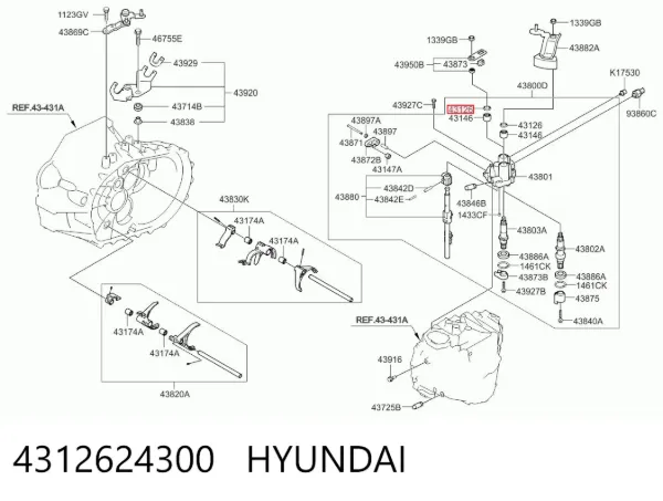 4312624300 Hyundai/Kia