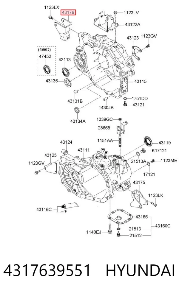  4317639551 Hyundai/Kia