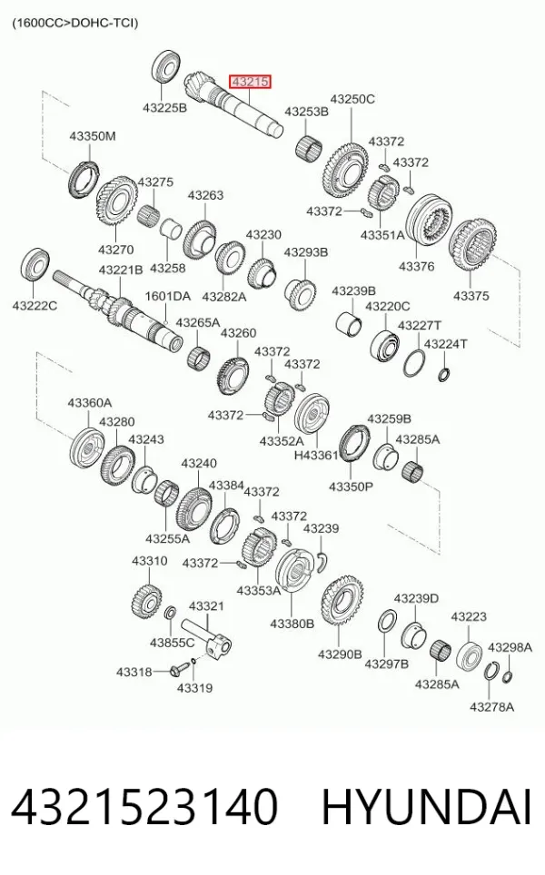  4321523140 Hyundai/Kia