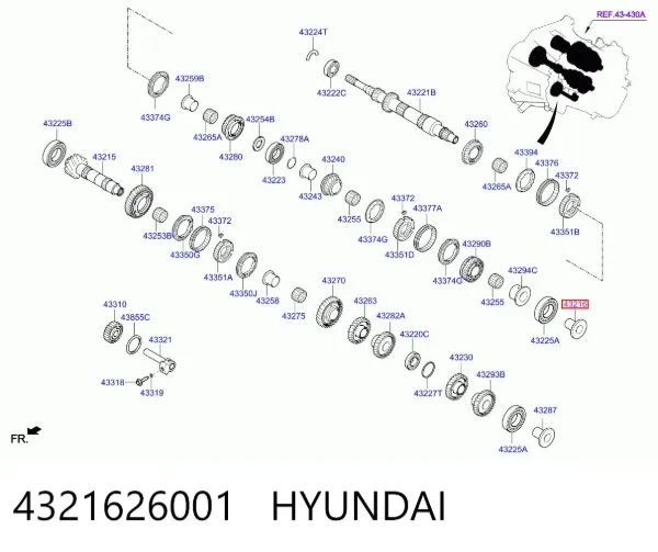  4321626001 Hyundai/Kia