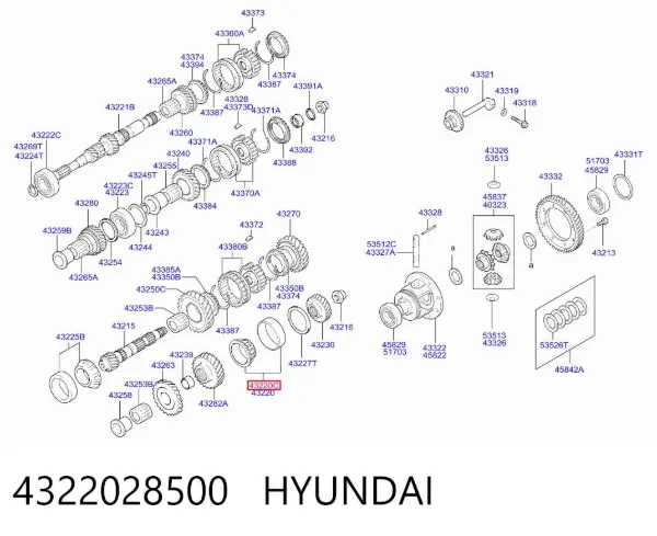  4322028500 Hyundai/Kia