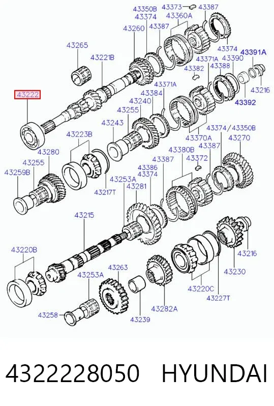  4322228050 Hyundai/Kia