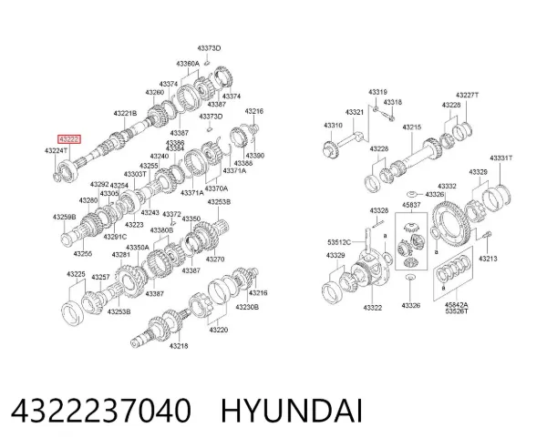  4322237040 Hyundai/Kia