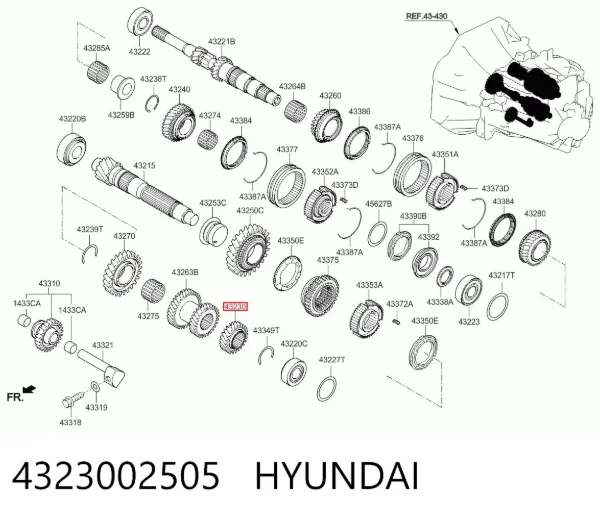  4323002505 Hyundai/Kia