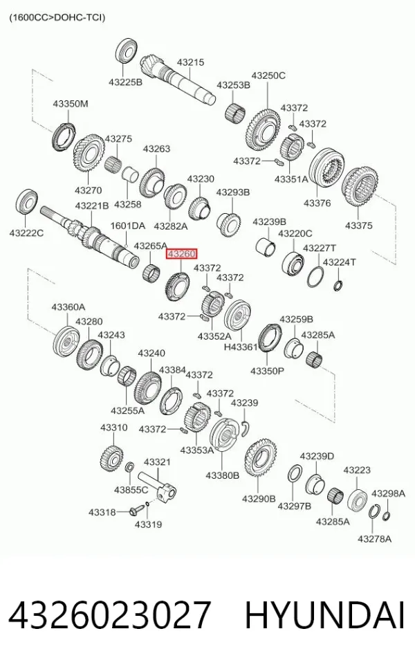  4326023027 Hyundai/Kia