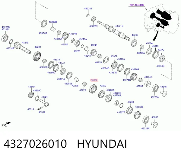  4327026010 Hyundai/Kia