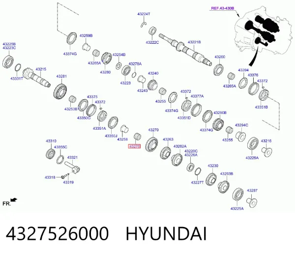  4327526000 Hyundai/Kia
