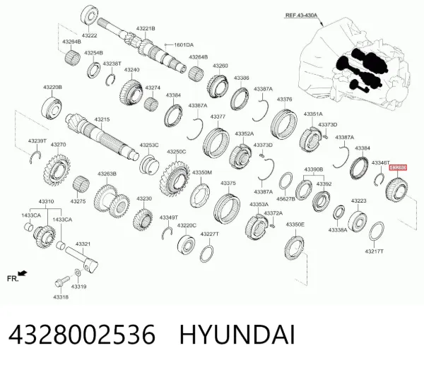  4328002536 Hyundai/Kia