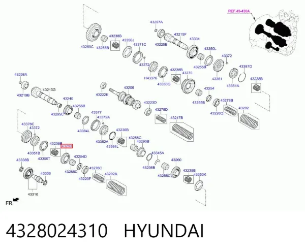  4328024310 Hyundai/Kia