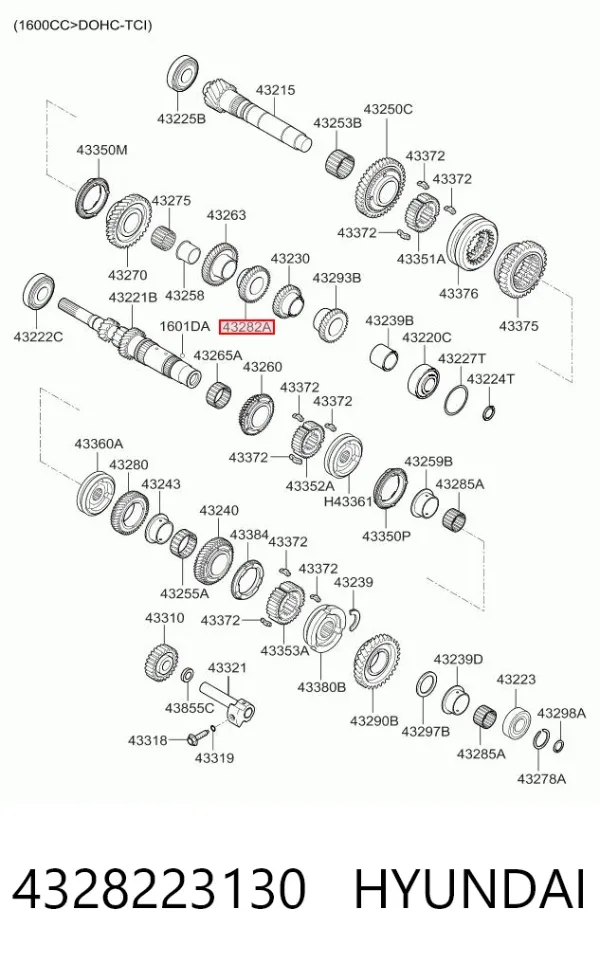  4328223130 Hyundai/Kia