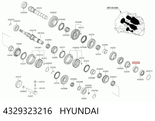  4329323216 Hyundai/Kia
