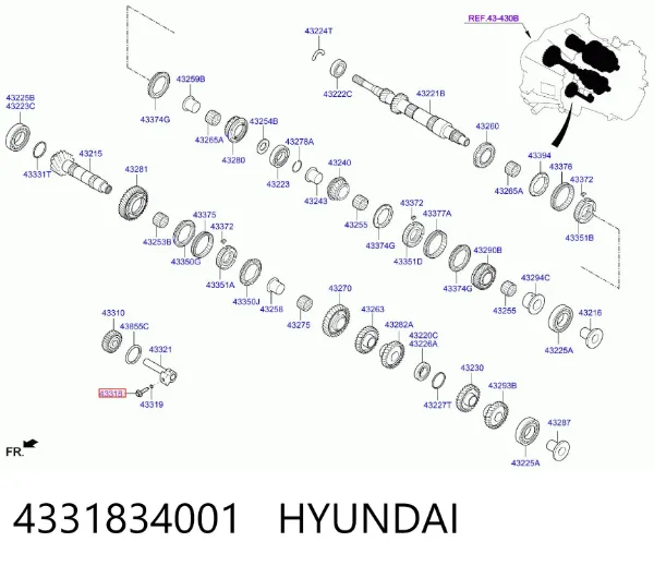  4331834001 Hyundai/Kia