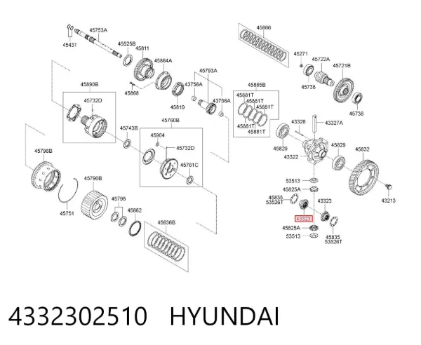  4332302510 Hyundai/Kia