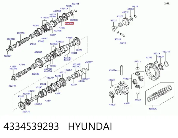  4334539293 Hyundai/Kia