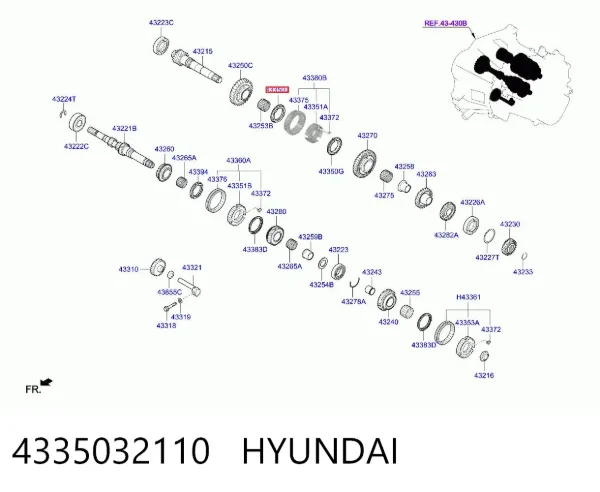  4335032110 Hyundai/Kia