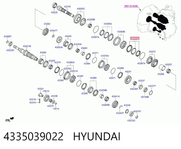  4335039022 Hyundai/Kia