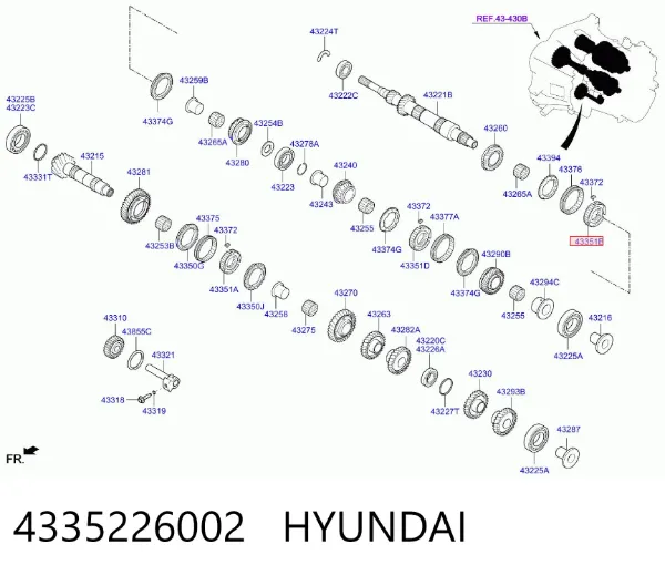  4335226002 Hyundai/Kia