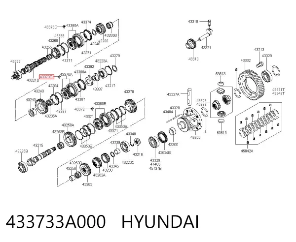  433733A000 Hyundai/Kia