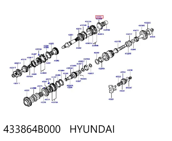  433864B000 Hyundai/Kia