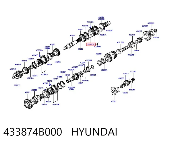  433874B000 Hyundai/Kia