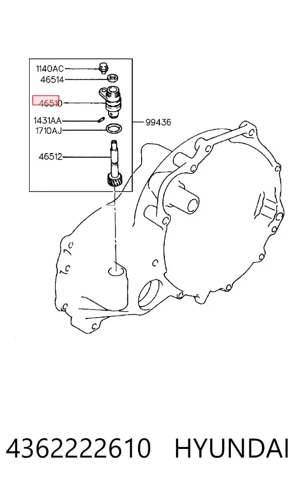  4362222610 Hyundai/Kia