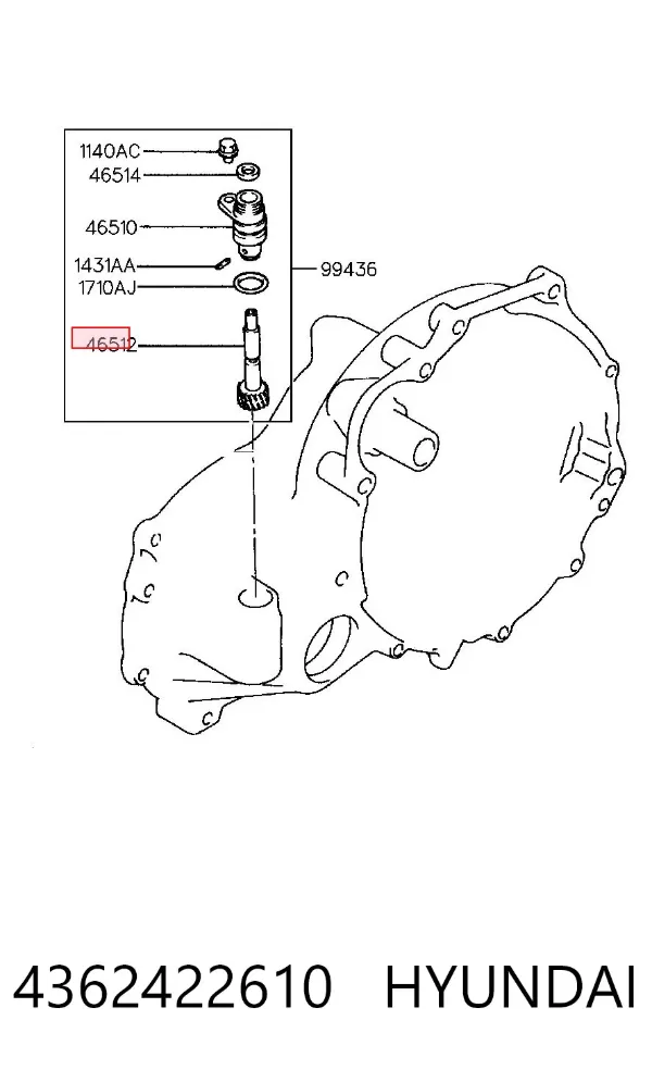  4362422610 Hyundai/Kia