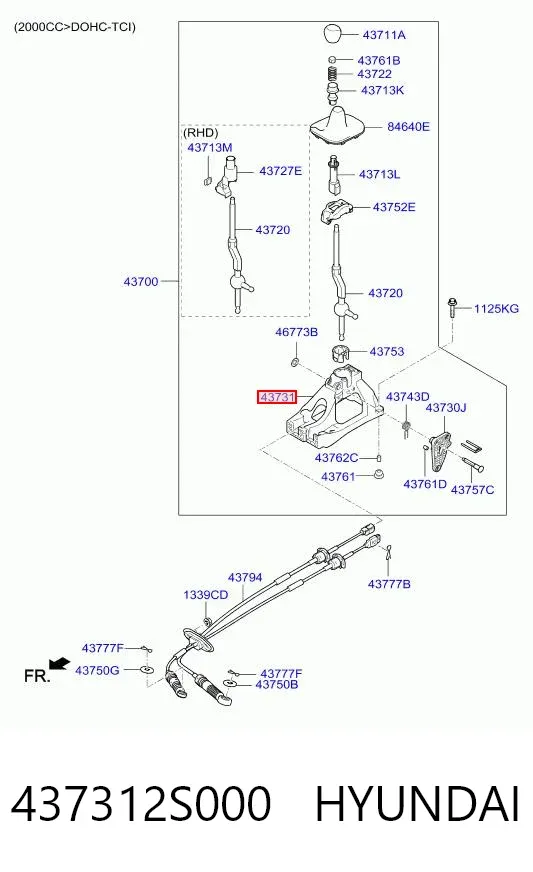  437312S000 Hyundai/Kia