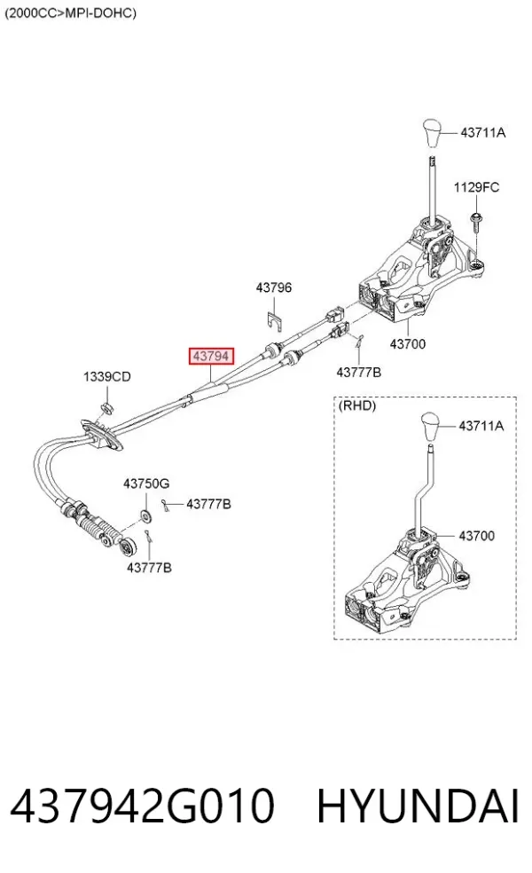  437942G010 Hyundai/Kia