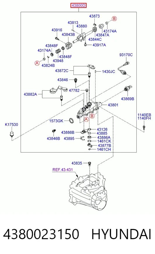  4380023150 Hyundai/Kia