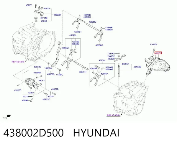  438002D500 Hyundai/Kia