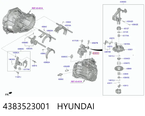  4383523001 Hyundai/Kia