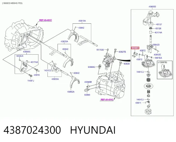  4387024300 Hyundai/Kia