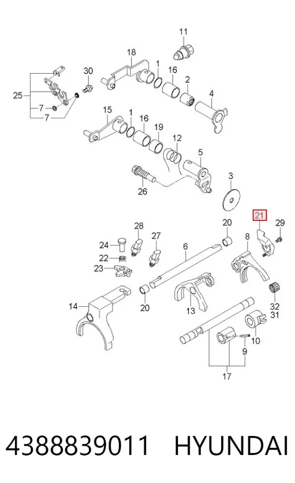  4388839011 Hyundai/Kia