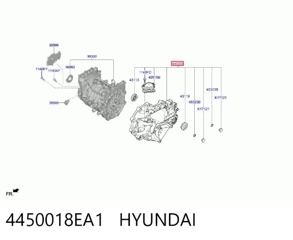 АКПП 4450018EA1 Hyundai/Kia