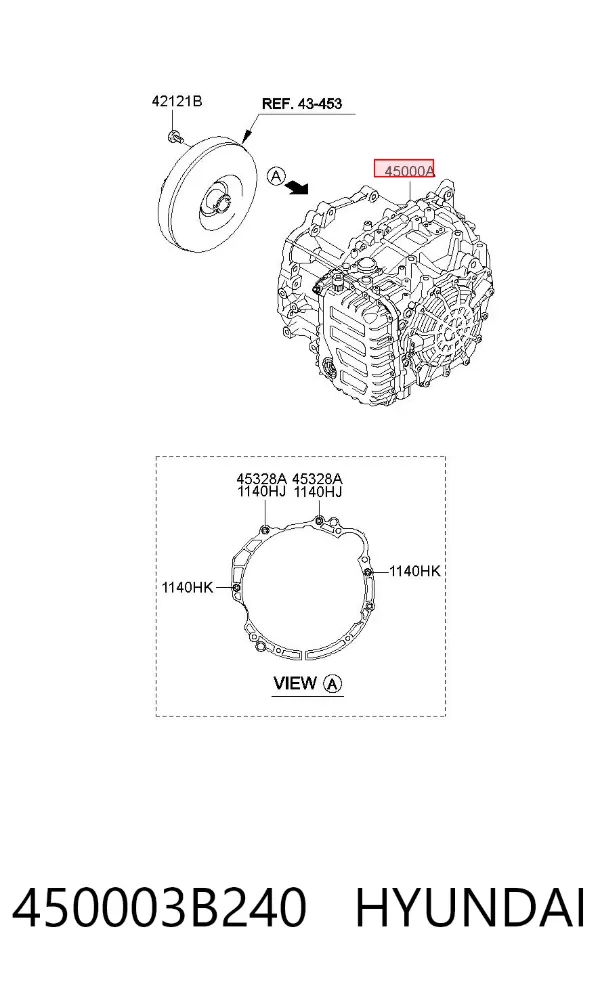 АКПП 450003B240 Hyundai/Kia