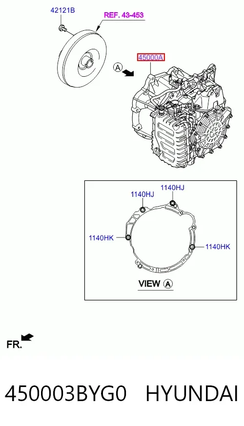 АКПП 450003BYG0 Hyundai/Kia