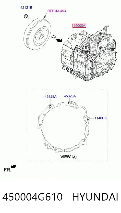 АКПП 450004G610 Hyundai/Kia